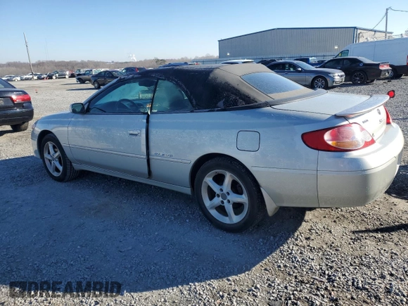 2002 Toyota Solara SE with VIN 2T1FF28P62C600925, listed as a Copart auction lot 87815525 with 101,462 mi miles and Salvage Title. Bid and sale history available at DreamBid. Image 2.
