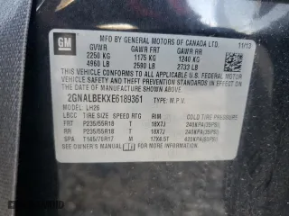 2014 Chevrolet Equinox LT with VIN 2GNALBEKXE6189361, listed as a Copart auction lot 43587795 with 96,641 mi miles and Salvage Title. Bid and sale history available at carsss.com. Image 15.