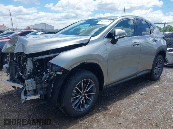 2025 Lexus NX 350 with VIN 2T2AGCEZ3SC080391, listed as a IAAI auction lot 42331282 with 1,464 mi miles and . Bid and sale history available at DreamBid. Image 21.