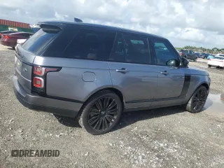 2020 Land Rover Range Rover HSE with VIN SALGS2RU3LA589434, listed as a Copart auction lot 59988515 with 40,506 mi miles and Salvage title. Bid and sale history available at DreamBid. Image 3.