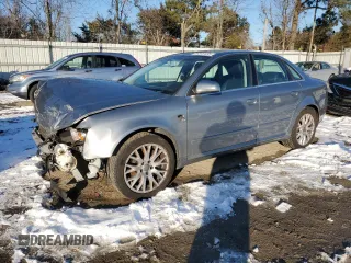 2008 Audi A4 2.0T with VIN WAUAF78E78A135152, listed as a Copart auction lot 89349455 with Not provided miles and Salvage title. Bid and sale history available at DreamBid. Image 1.