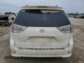 2012 Toyota Sienna SE with VIN 5TDXK3DC5CS187882, listed as a Copart auction lot 47955425 with 289,654 mi miles and Salvage Title. Bid and sale history available at carsss.com. Image 6.