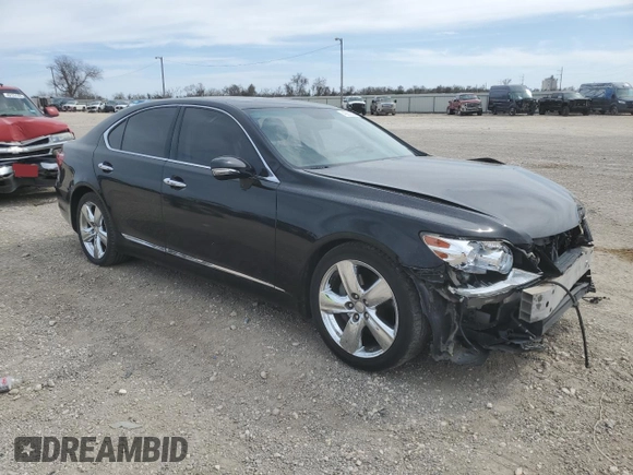 2011 Lexus LS 460 z VIN JTHBL5EF1B5104611, wystawiony jako Copart lot #49209505 z przebiegiem 155 503 mil mil oraz Szkoda całkowita • Salvage title. Historia ofert i sprzedaży dostępna na DreamBid. Obrazek 4.