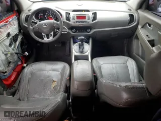 2012 Kia Sportage LX with VIN KNDPB3A22C7306283, listed as a Copart auction lot 43462124 with 166,886 mi miles and Salvage Title. Bid and sale history available at carsss.com. Image 8.