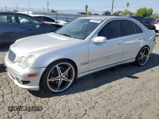 2006 Mercedes-Benz C 230 Sport with VIN WDBRF52H76F733916, listed as a Copart auction lot 63496685 with 150,628 mi miles and Salvage title. Bid and sale history available at DreamBid. Image 1.