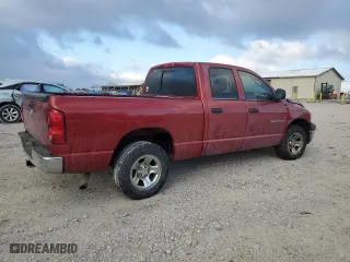 2007 Dodge Ram 1500 SLT with VIN 1D7HA18PX7J520482, listed as a Copart auction lot 45357495 with 158,176 mi miles and Salvage Title. Bid and sale history available at carsss.com. Image 3.