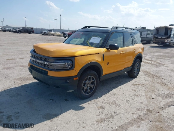 2021 Ford Bronco Sport Badlands with VIN 3FMCR9D93MRA24259, listed as a IAAI auction lot 41891577 with 89,230 mi miles. Bid and sale history available at carsss.com. Image 17.
