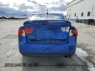 2010 Kia Forte SX with VIN KNAFW4A37A5310320, listed as a Copart auction lot 49351375 with 123,947 mi miles and Salvage Title. Bid and sale history available at carsss.com. Image 6.