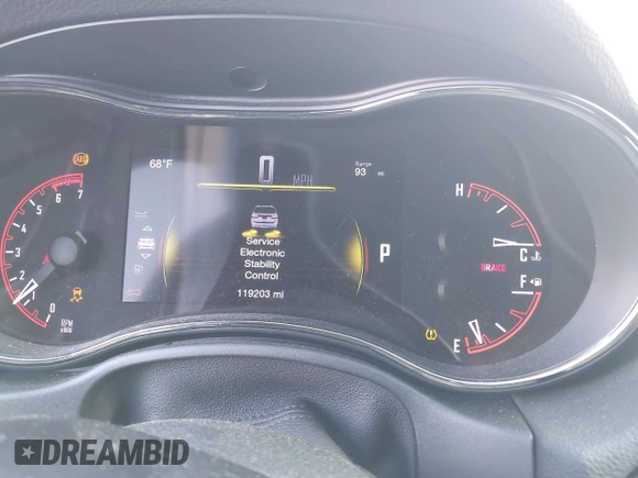 2020 Dodge Durango R/T with VIN 1C4SDHCT9LC259204, listed as a IAAI auction lot 41921887 with 119,203 mi miles and . Bid and sale history available at DreamBid. Image 7.