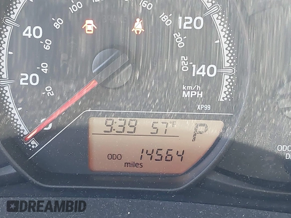 2015 Toyota Yaris L with VIN VNKKTUD38FA033446, listed as a IAAI auction lot 42014271 with 14,564 mi miles. Bid and sale history available at carsss.com. Image 16.