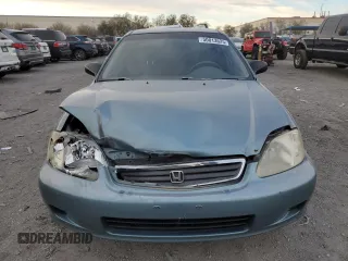 2000 Honda Civic LX with VIN 1HGEJ6672YL035550, listed as a Copart auction lot 50013625 with 158,221 mi miles and Salvage Title. Bid and sale history available at DreamBid. Image 5.