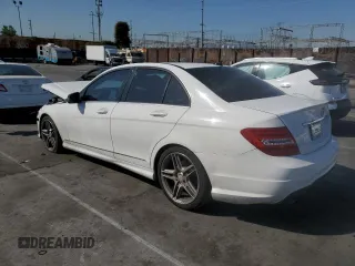 2013 Mercedes-Benz C 250 Sport with VIN WDDGF4HB5DA759307, listed as a Copart auction lot 49844265 with 77,702 mi miles and Salvage Title. Bid and sale history available at DreamBid. Image 2.