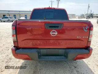 2022 Nissan Frontier Pro-4X with VIN 1N6ED1EK4NN627379, listed as a Copart auction lot 59880425 with 40,580 mi miles and Salvage title. Bid and sale history available at DreamBid. Image 6.