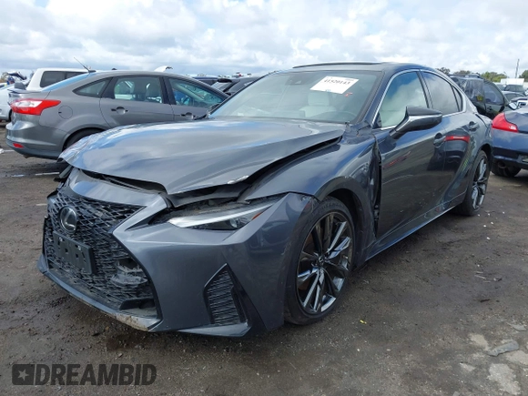 2021 Lexus IS 350 F Sport with VIN JTHGZ1B28M5047647, listed as a IAAI auction lot 41520143 with 27,544 mi miles and . Bid and sale history available at DreamBid. Image 17.