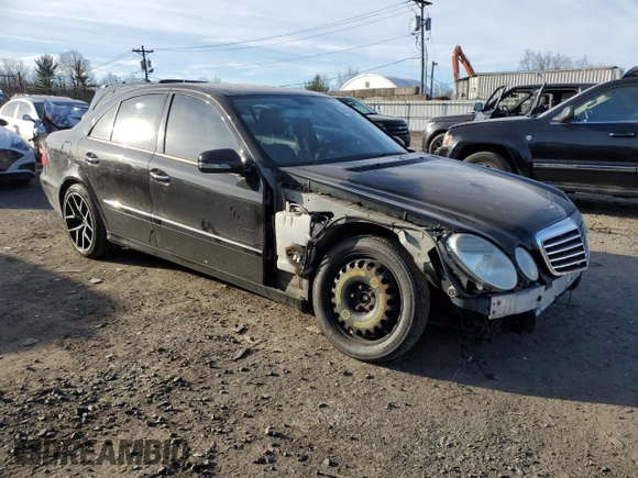 2007 Mercedes-Benz E 550 with VIN WDBUF90X07X223866, listed as a Copart auction lot 50522085 with 118,100 mi miles and Salvage Title. Bid and sale history available at carsss.com. Image 4.