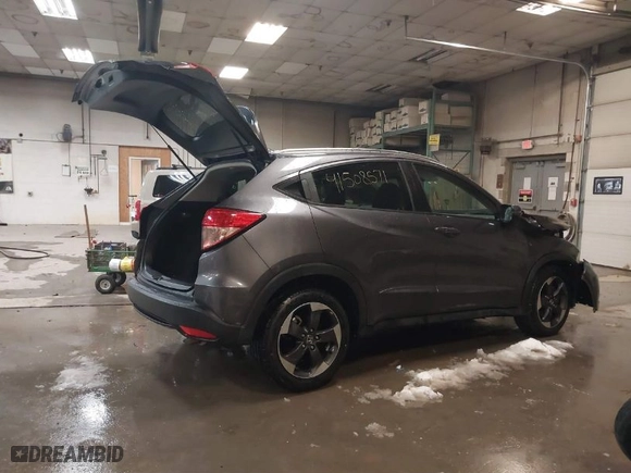 2018 Honda HR-V EX-L Navi with VIN 3CZRU5H75JM700132, listed as a IAAI auction lot 41508571 with 45,390 mi miles. Bid and sale history available at carsss.com. Image 4.