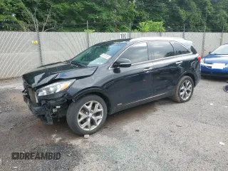 2017 Kia Sorento SX with VIN 5XYPKDA51HG321335, listed as a Copart auction lot 63370185 with 83,904 mi miles and Salvage title. Bid and sale history available at DreamBid. Image 1.