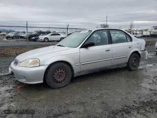 1999 Honda Civic VP with VIN 2HGEJ6616XH529952, listed as a Copart auction lot 49108865 with 120,525 mi miles and Salvage Title. Bid and sale history available at carsss.com. Image 1.
