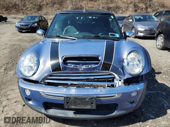 2006 MINI Convertible S with VIN WMWRH33566TJ42639, listed as a Copart auction lot 49452255 with 81,733 mi miles and Salvage title. Bid and sale history available at DreamBid. Image 5.