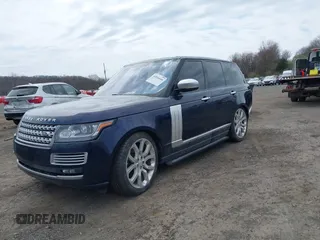 2016 Land Rover Range Rover Diesel HSE with VIN SALGS2KF7GA289736, listed as a IAAI auction lot 42016646 with 146,366 mi miles. Bid and sale history available at carsss.com. Image 2.