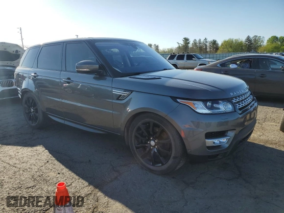 2017 Land Rover Range Rover Sport HSE with VIN SALWR2FK8HA694052, listed as a Copart auction lot 53330155 with 75,181 mi miles and Salvage title. Bid and sale history available at DreamBid. Image 4.
