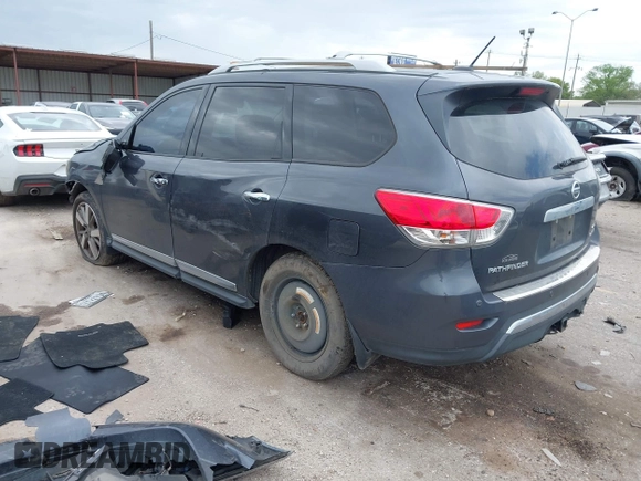 2014 Nissan Pathfinder S z VIN 5N1AR2MM0EC705286, wystawiony jako IAAI lot #41909850 z przebiegiem 136 091 mil mil oraz . Historia ofert i sprzedaży dostępna na DreamBid. Obrazek 3.