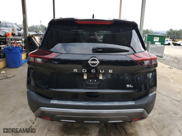 2022 Nissan Rogue SL with VIN 5N1BT3CA7NC730236, listed as a Copart auction lot 43771395 with 65,811 mi miles and Clean Title. Bid and sale history available at carsss.com. Image 6.