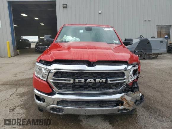 2023 Ram 1500 Big Horn with VIN 1C6SRFBTXPN535513, listed as a Copart auction lot 67712654 with 41,251 mi miles and Salvage Title. Bid and sale history available at carsss.com. Image 5.
