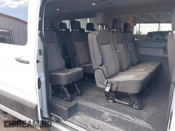 2024 Ford Transit Passenger XL with VIN 1FBAX9YG2RKA76007, listed as a IAAI auction lot 41291052 with 5,741 mi miles and . Bid and sale history available at DreamBid. Image 8.