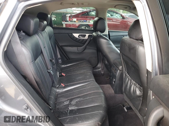 2017 Infiniti QX70 z VIN JN8CS1MW7HM412159, wystawiony jako Copart lot #55269885 z przebiegiem 154 675 mil mil oraz Szkoda całkowita • Salvage title. Historia ofert i sprzedaży dostępna na DreamBid. Obrazek 10.