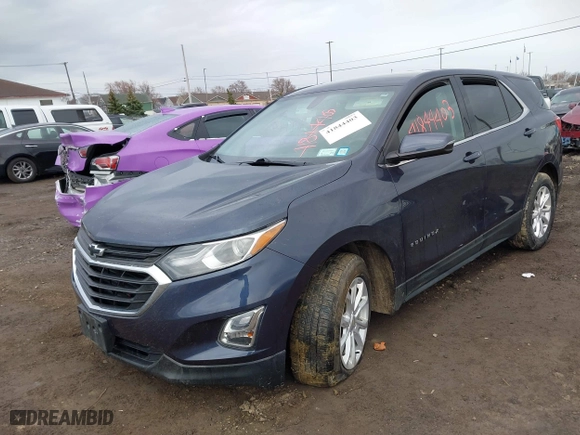 2019 Chevrolet Equinox LT with VIN 3GNAXUEV5KS504008, listed as a IAAI auction lot 41844403 with 47,146 mi miles. Bid and sale history available at carsss.com. Image 18.