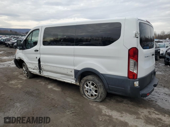 2016 Ford Transit Wagon XL with VIN 1FMZK1YM0GKA42001, listed as a Copart auction lot 44488315 with 106,634 mi miles and Salvage Title. Bid and sale history available at carsss.com. Image 2.