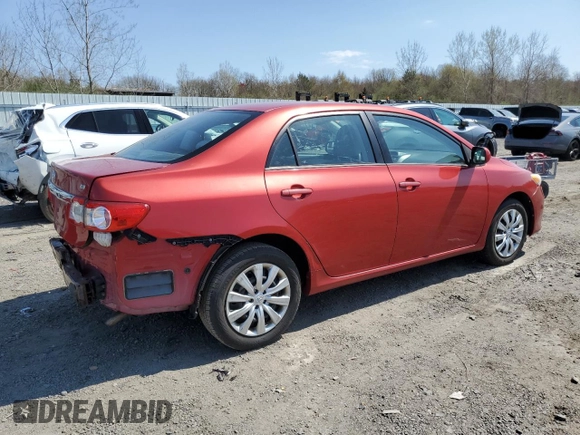 2012 Toyota Corolla L with VIN 2T1BU4EE5CC821419, listed as a Copart auction lot 54630385 with 166,401 mi miles and Clean Title. Bid and sale history available at DreamBid. Image 3.