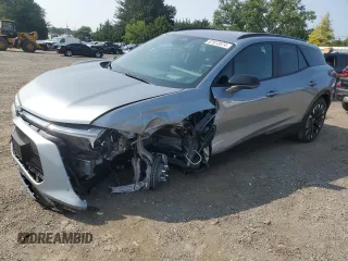 2024 Chevrolet Blazer EV eAWD RS z VIN 3GNKDCRJ9RS182756, wystawiony jako Copart lot #67613574 z przebiegiem 413 mil mil oraz Szkody całkowita. Historia ofert i sprzedaży dostępna na DreamBid. Obrazek 1.
