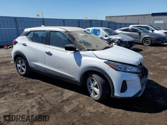 2021 Nissan Kicks S with VIN 3N1CP5BV7ML524160, listed as a Copart auction lot 50094965 with 71,909 mi miles and Salvage Title. Bid and sale history available at carsss.com. Image 4.