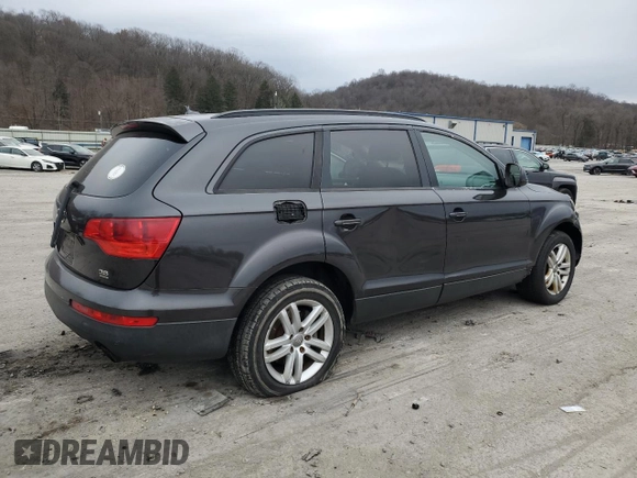 2008 Audi Q7 3.6L with VIN WA1AY74L48D054992, listed as a Copart auction lot 83196964 with 0 mi miles and Clean Title. Bid and sale history available at carsss.com. Image 3.