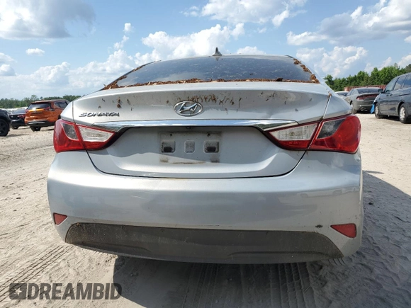 2014 Hyundai Sonata GLS with VIN 5NPEB4ACXEH834108, listed as a Copart auction lot 55302165 with 216,792 mi miles and Clean Title. Bid and sale history available at carsss.com. Image 6.