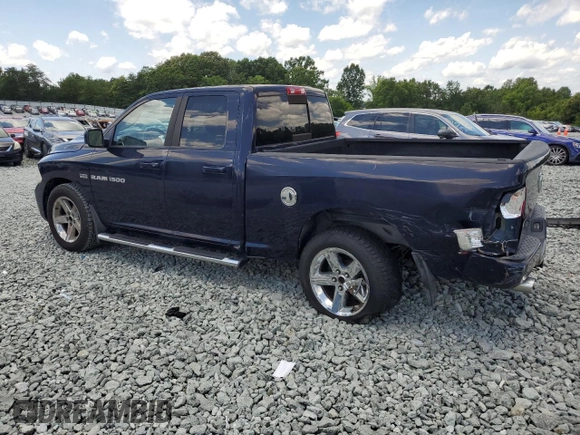 2012 Ram 1500 Sport with VIN 1C6RD7HT5CS172270, listed as a Copart auction lot 61381345 with 224,639 mi miles and Salvage title. Bid and sale history available at DreamBid. Image 2.