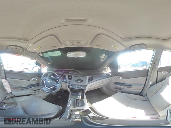 2012 Honda Civic EX with VIN 2HGFB2F83CH311453, listed as a Copart auction lot 55051765 with 242,944 mi miles and Salvage Title. Bid and sale history available at DreamBid. Image 14.