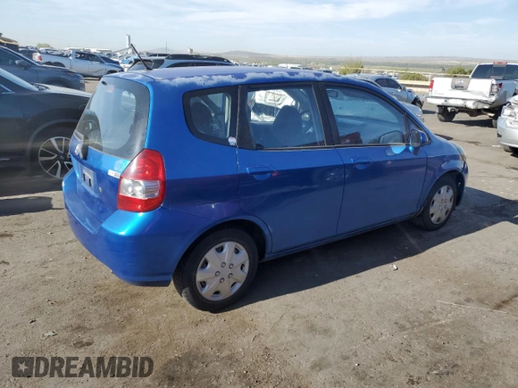 2007 Honda Fit with VIN JHMGD38487S057555, listed as a Copart auction lot 71265614 with 198,087 mi miles and Salvage Title. Bid and sale history available at carsss.com. Image 3.