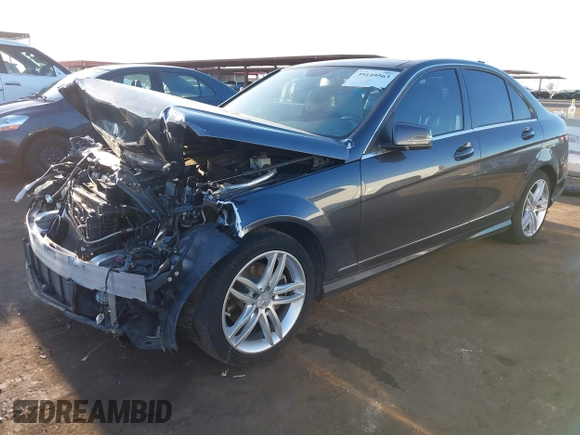 2014 Mercedes-Benz C-Class C 250 Sport with VIN WDDGF4HB1EG239751, listed as a IAAI auction lot 39149563 with 103,454 mi miles. Bid and sale history available at carsss.com. Image 18.