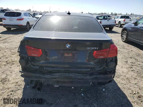 2017 BMW 3 Series 330i with VIN WBA8B9G54HNU50247, listed as a Copart auction lot 46469575 with 106,279 mi miles and Salvage Title. Bid and sale history available at carsss.com. Image 6.