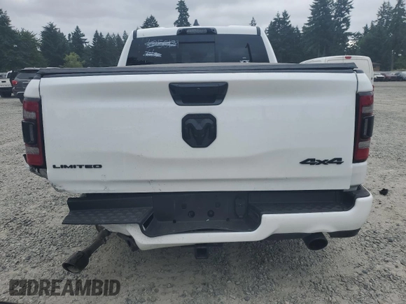 2024 Ram 1500 Limited with VIN 1C6SRFHT2RN122155, listed as a Copart auction lot 60696205 with 8,071 mi miles and Salvage title. Bid and sale history available at DreamBid. Image 6.