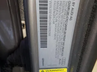 2008 Audi A4 2.0T z VIN WAUAF48H28K009266, wystawiony jako Copart lot #82667214 z przebiegiem 99 717 mil mil oraz Szkoda całkowita • Salvage title. Historia ofert i sprzedaży dostępna na DreamBid. Obrazek 12.