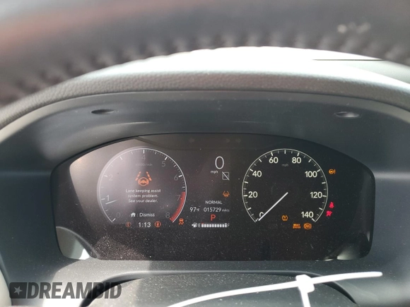 2024 Honda HR-V EX-L with VIN 3CZRZ1H7XRM712668, listed as a Copart auction lot 57045915 with 15,729 mi miles and Salvage title. Bid and sale history available at DreamBid. Image 9.