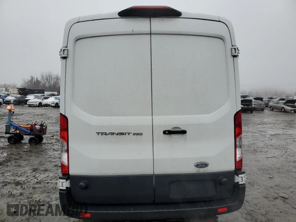 2018 Ford Transit with VIN 1FTYR2CM2JKA17181, listed as a Copart auction lot 45271495 with 129,792 mi miles and Salvage Title. Bid and sale history available at carsss.com. Image 6.