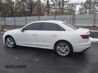 2021 Audi A4 S line Premium Plus with VIN WAUEAAF48MA014602, listed as a IAAI auction lot 41558351 with 44,229 mi miles and . Bid and sale history available at DreamBid. Image 14.