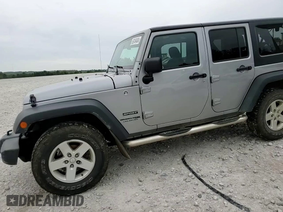 2018 Jeep Wrangler JK Unlimited Sport S with VIN 1C4HJWDG0JL918454, listed as a Copart auction lot 59249404 with 168,911 mi miles and Salvage Title. Bid and sale history available at carsss.com. Image 11.