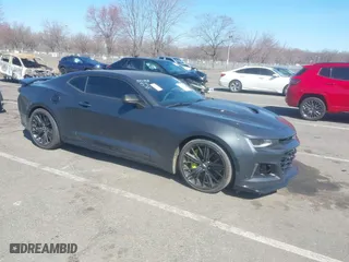 2017 Chevrolet Camaro ZL1 with VIN 1G1FJ1R63H0199411, listed as a IAAI auction lot 41765576 with 35,549 mi miles. Bid and sale history available at carsss.com. Image 1.