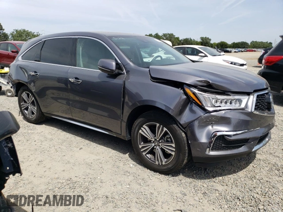2018 Acura MDX with VIN 5J8YD3H38JL008775, listed as a Copart auction lot 54273925 with 104,233 mi miles and Salvage title. Bid and sale history available at DreamBid. Image 4.